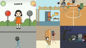 456: Skip Troll game (WEEGOON) - level 1-35 - Squid Game 456 Player role -  gameplay walkthrough