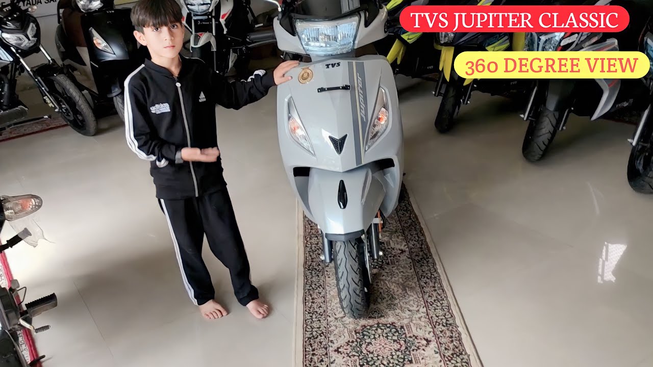 Tvs Jupiter Classic भारत के Showroom में 360 Degree View के साथ🛵 YouTube