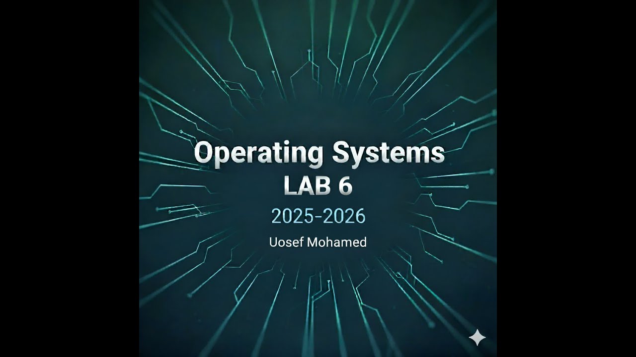 FCIS | OS | LAP 6 | "Loading and running user programs" - YouTube