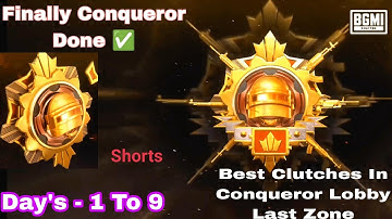 Hacker vs me In conqueror lobby 2V3 Day--1 To 9 🇮🇳  Gold To Conqueror FPP SQUAD C3S7 #shorts