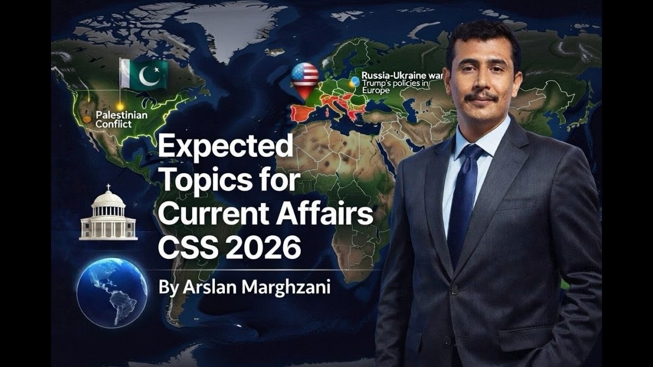 Expected Topics For CSS 2026  ||Current Affairs |