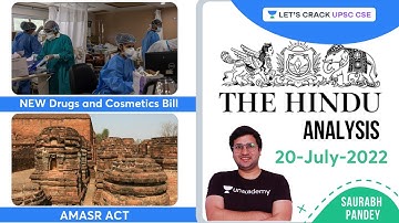 The Hindu Newspaper Editorial Analysis | 20th July 2022 | Saurabh Pandey | Let