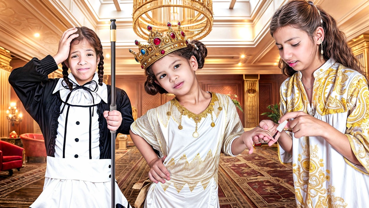 روز اتحولت ل اميرة مغرورة !! عذبت اخواتها المساكين 🥲