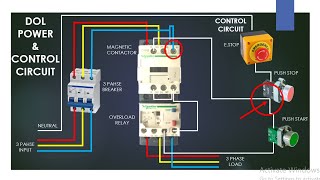 DOL starter | motor control | #viral #motor #electricalengineering #electricalknowledge