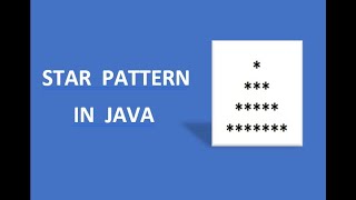 Star Pattern-8 Program in JAVA #java #javaprogramming #javatutorial #starpattern #starpatterns