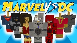 Minecraft Superhero Mod - Marvel vs DC (DC Showcase)