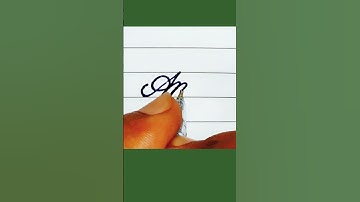 How to write Ana in cursive handwriting #speedsong