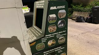 Midwest Manufacturing, Menards Computer Cabinet in Alley
