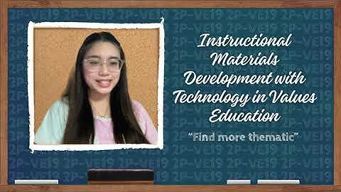 Reflection on Instructional Materials Development with Technology in Values Education | Ferrer