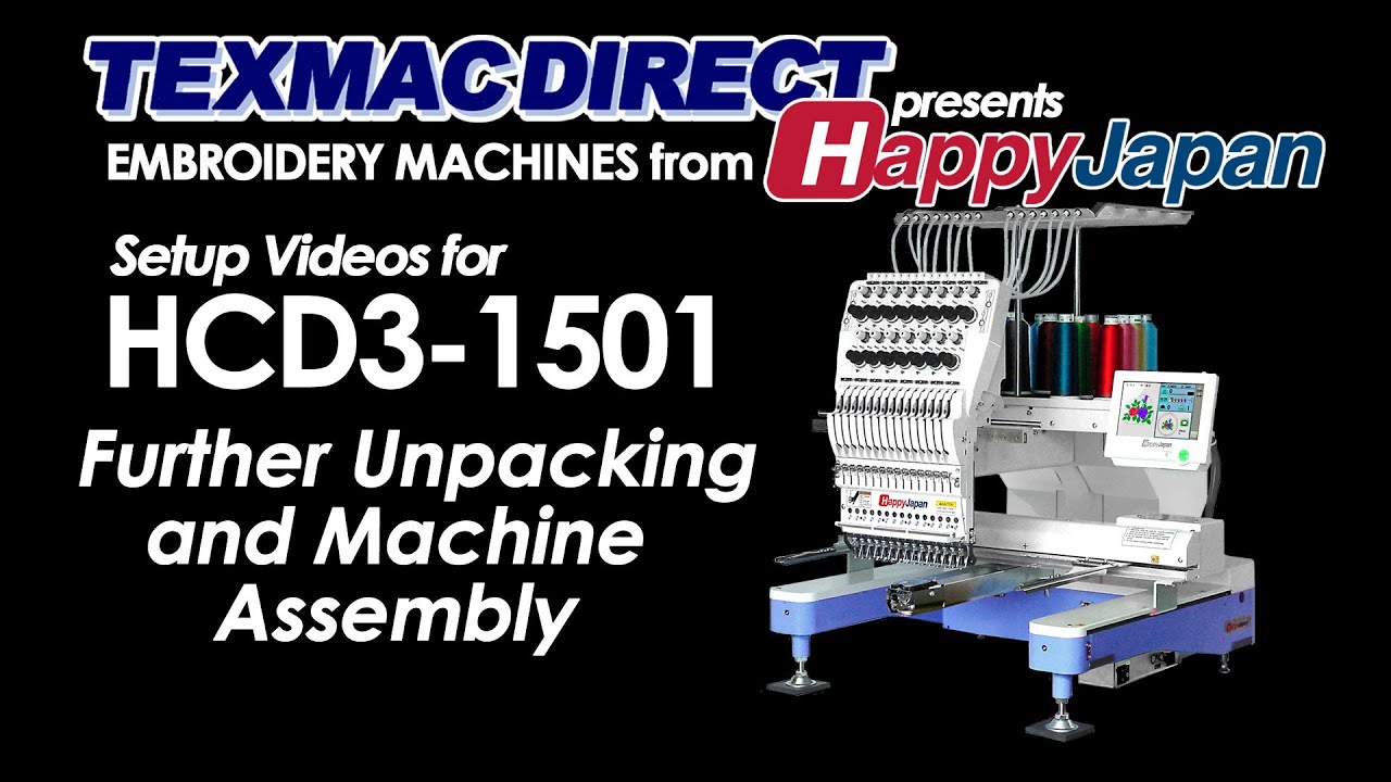 Machine à broder HAPPY HCD3E-1501-40