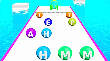 ABC Run - 2048 Alphabet Runner ! Levels Gameplay android,ios Part 91