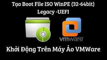 Tạo Boot File ISO WinPE Legacy UEFI Khởi Động Trên Máy Ảo VMWare