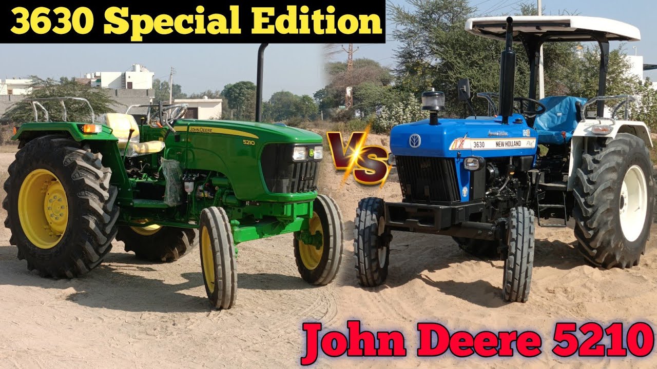 New Holland 3630 Special Edition V/S JD 5210 Comparison | With On Road Price 🔥