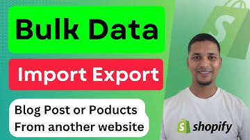 How to Import Blog Posts to Shopify via CSV? ✅ Shopify Data Bulk Import Export