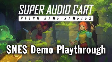 Super Audio Cart - SNES Showcase (Demo Playthrough)