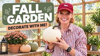 Decorate the Garden With Me for Fall | Pumpkins, Mums & Cozy Autumn Touches