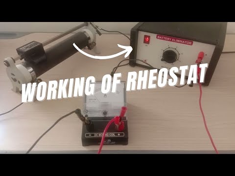 Video: Hoe reostaat aangesloten in een circuit?