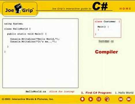 C# Programming tutorial (2of2)