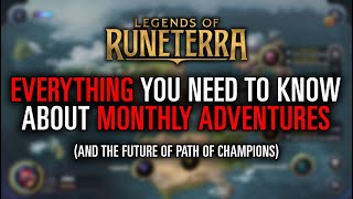 EVERYTHING you NEED TO KNOW on MONTHLY ADVENTURES | Path of Champions 2.0