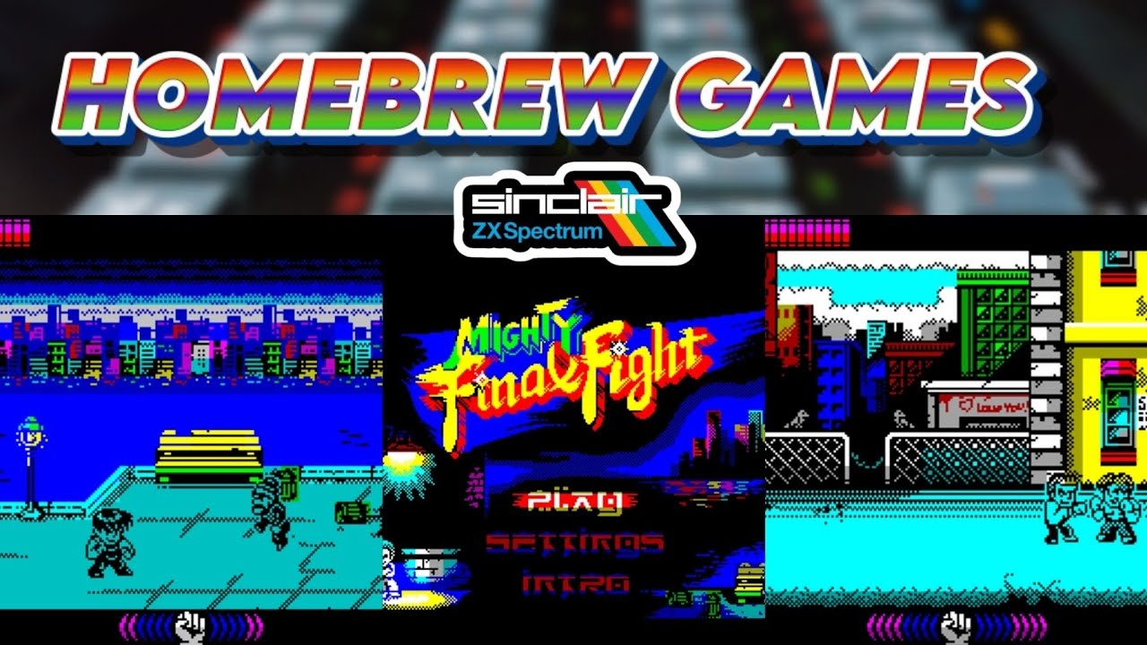Mighty Final Fight - Homebrew Zx Spectrum Game - YouTube