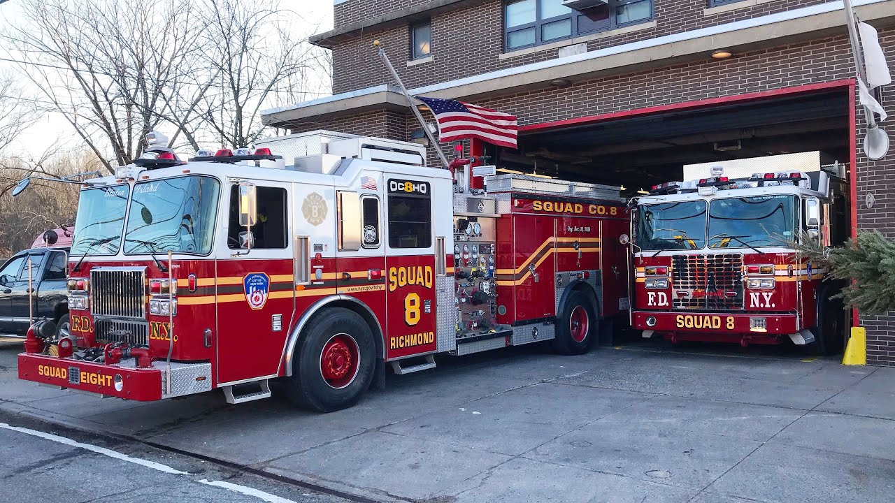 EXCLUSIVE VIDEO OF BRAND NEW FDNY SQUAD 8 & IT'S 2ND PIECE ...