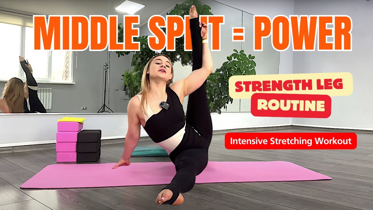 3 Min Middle Split = CRAZY Leg Flexibility! (Daily Stretch Hack) - YouTube