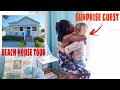 SURPRISE GUEST!! | BEACH HOUSE TOUR