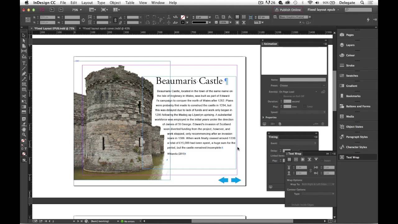 Fixed layout EPUB in InDesign Ian Gilbert YouTube