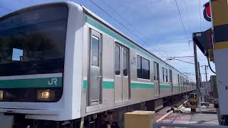 545M 常磐線E501系いわき行き 通過 (K751編成)【4K対応】
