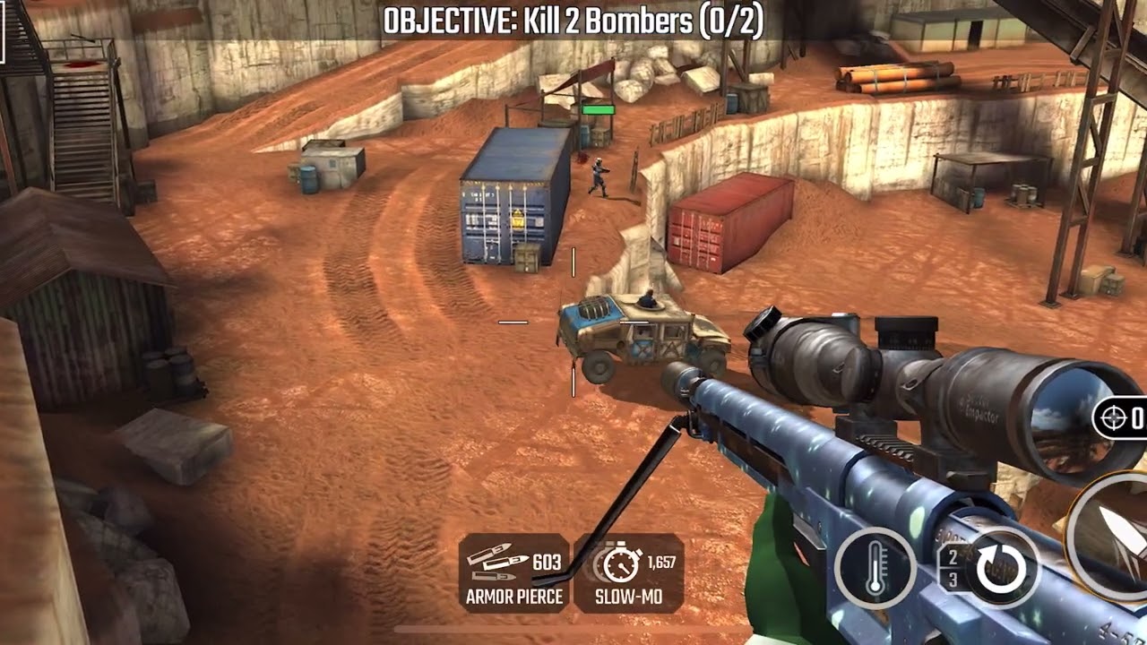 Got Your Six, Sniper Strike Special Ops mission #12- Diamond Mine (rifle/zone 20)