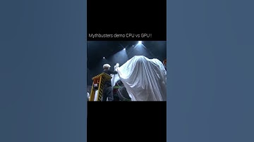 mythbusters demonstrate cpu vs gpu! #nvidia #mythbusters #gpu #cpu