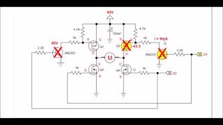 Higher Voltage MOSFET H-Bridge Motor Circuits