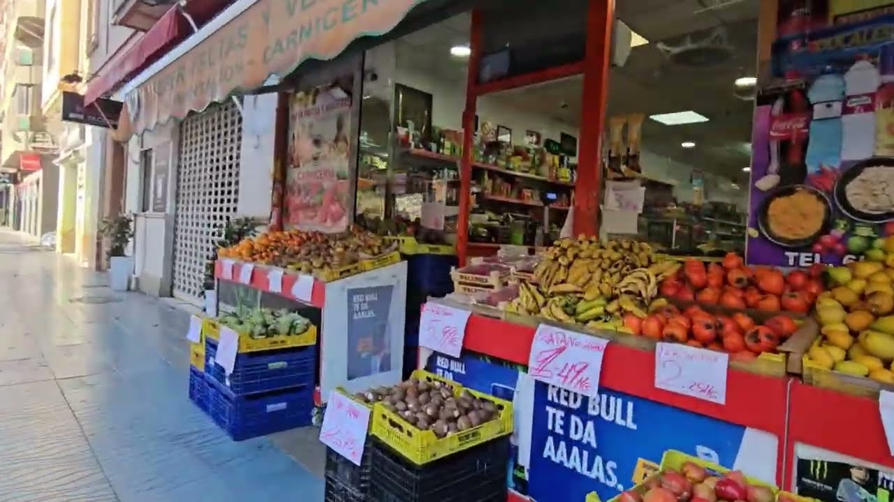 Discover real streat of Valencia: AVIGUDA DEL PORT (Avenida del Puerto) - afternoon real sound