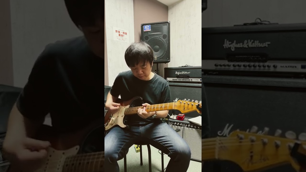 My right hand cannot handle this fast funky riff…