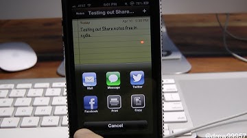 ShareNotes Enhanced Sharing Options in Notes App Cydia Tweak Review