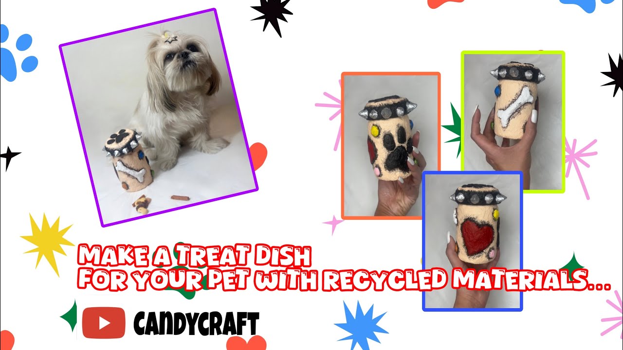 Make a treat dish for your peg with recycled materials…