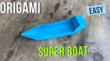 ORIGAMI BOAT - EASY PAPER FOLDING TUTORIAL FOR BEGINNERS ORIGAMI WORLD PAPER BOAT ORIGAMI CRAFTS