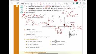 Chapter 13 exponential and logarithm functions summary VCE math methods unit 1&2