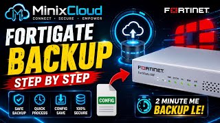 How to Take Backup in FortiGate Firewall | FortiGate Configuration Backup in 2 Minutes | Network