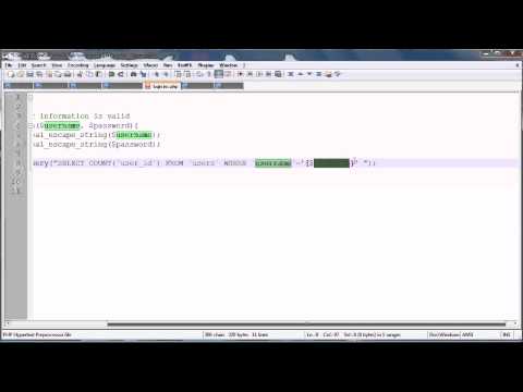 PHP Tutorial: Register and Login [User Account System] [Part Two(2)]