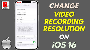 How to Change Video Recording Resolution on iOS 16