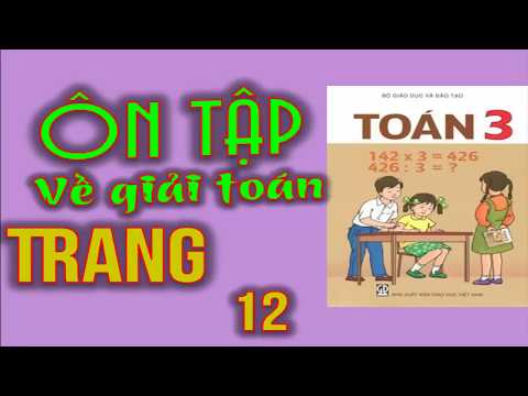Video Toán 3 Trang 12 - Ôn Tập Về Hình Học - youtube