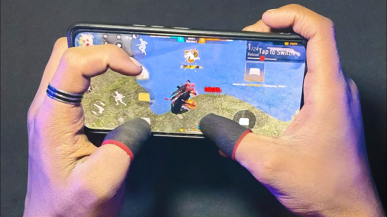 Free Fire Handcam + Pro HUD 💀 || Ultra Smooth Crazy Gameplay 🔥 | Perfect Settings & Sensitivity 🗿