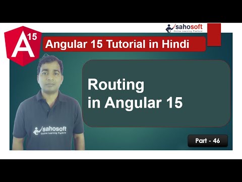 Routing in Angular 15 | Routing | Angular 15 Tutorial in Hindi - YouTube