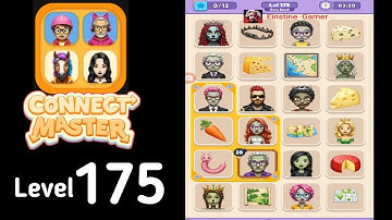 Connect Master Match Puzzle level 175 very hard Guide Walkthrough Solution
