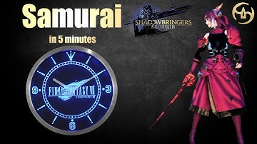 Samurai/SAM in 5 minutes, nearly (Final Fantasy XIV - Job Overview)