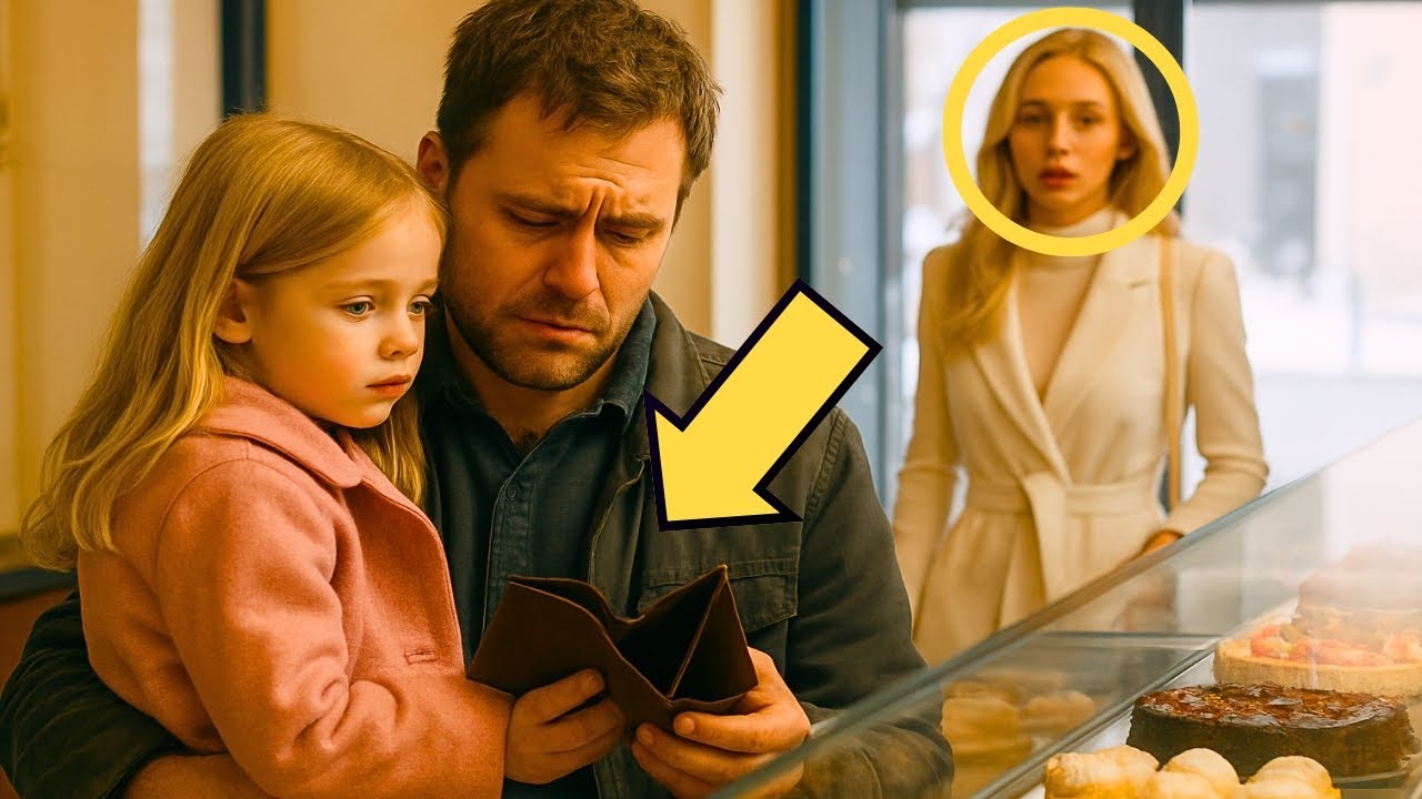 NO PUEDO COMPRARLO… DIJO EL PAPÁ CON LÁGRIMAS EN LOS OJOS… LA MUJER ATRÁS HIZO ALGO IMPACTANTE