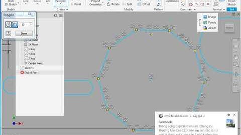 Tìm hiểu các câu lệnh trong môi trường Sketch - Inventor 2020