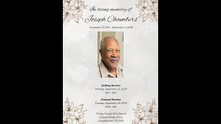 In Loving Memory of Joseph Chambers