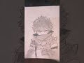 Drawing art of deku😵💫🔥 #deku #anime #art #youtubeshorts #sketch #shorts #ytshorts #drawing